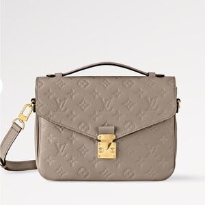 Louis Vuitton Taupe Crossbody Bag